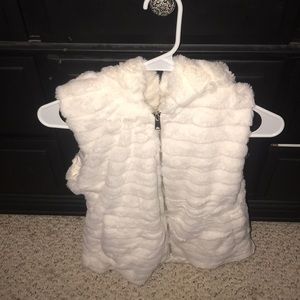 Fluffy vest